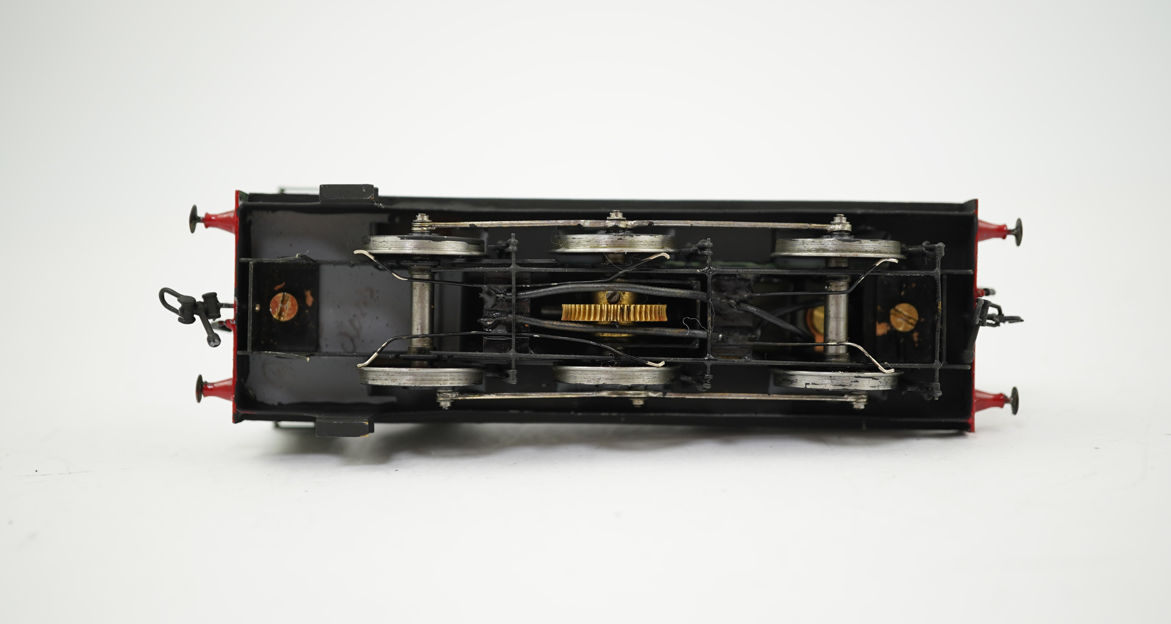 Three 00 gauge brass and white metal kit built GWR saddle tank locomotives; a 1361 class 0-6-0ST, 1362, together with an 850 class 0-6-0ST, 851, and a 727 class 0-6-0ST, 727, constructed, painted and lined to a high stan